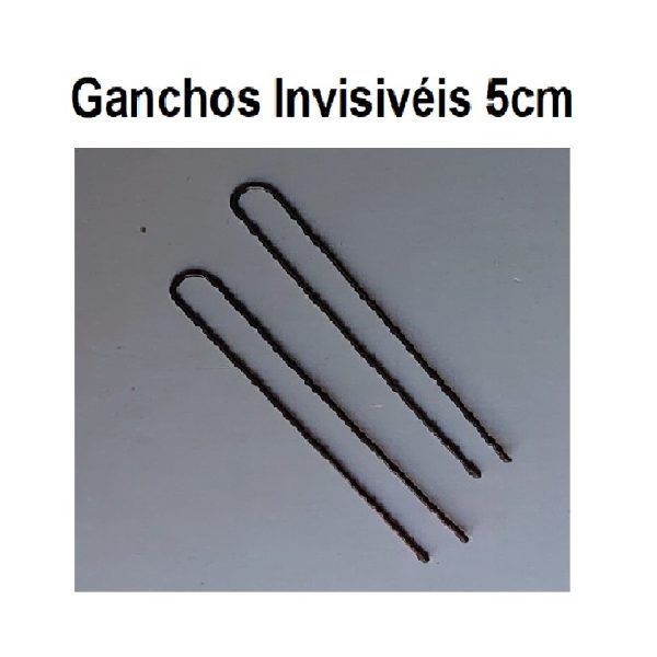 Ganchos Invisíveis Castanhos cx. 200 un