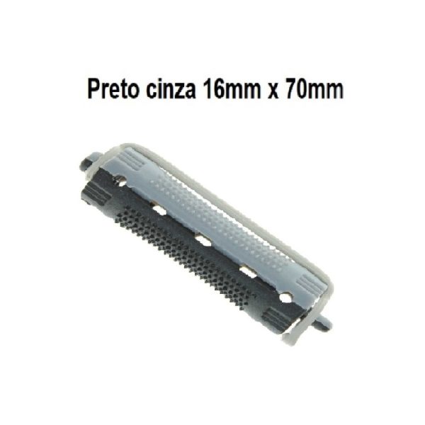 Bigudies de Permanente Preto-cinza-16 x 70