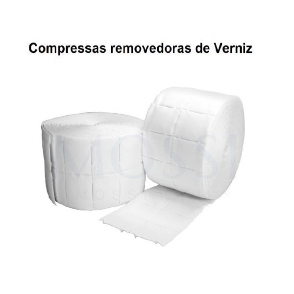 Compressas removedoras verniz da Bifull 2un