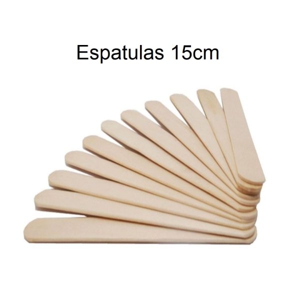 Espátulas de Madeira, Cx.100 -15cm