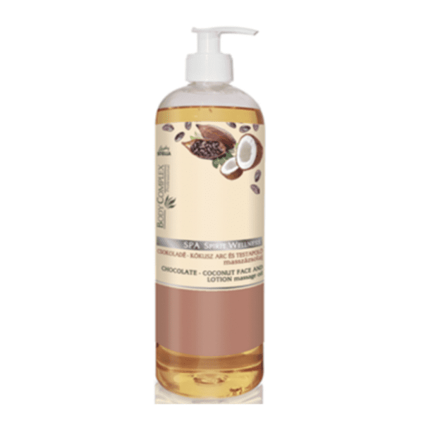 Óleo de Massagem Hidratação e Nutrição da Pele c/ Chocolate e Côco 1000ml - 32