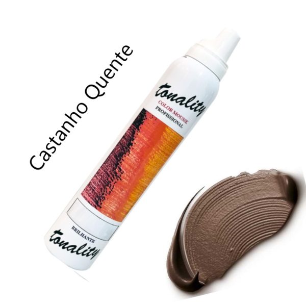 Espuma Cor Castanho Quente Intercosmos Tonality  200ml