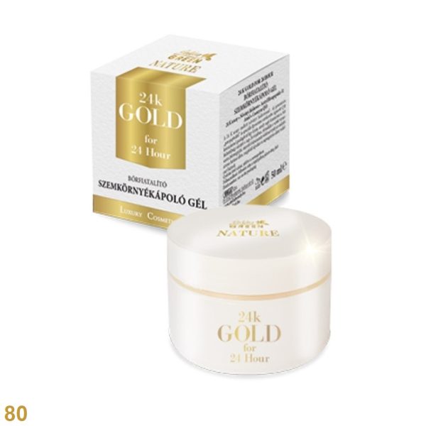 Gel de Contornos de Olhos de 50 ml 24 HORAS - 24k GOLD (-80)